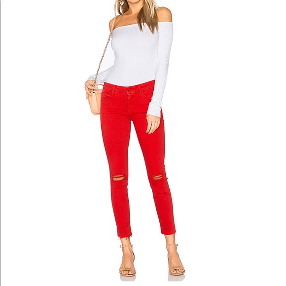 MOTHER Denim - MOTHER Looker Ankle Fray [Revolve] distressed 27